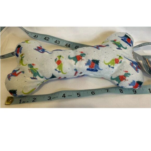 Squeaky & Crinkle Toy Dog Toy Bone Shaped Has Squaker Greenbrier Kennel Club - Picture 6 of 6